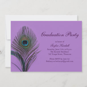 Convite de Formatura do Pavão Roxo