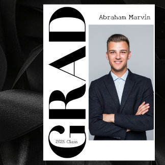 Convite de formatura elegante Cartão Magnético