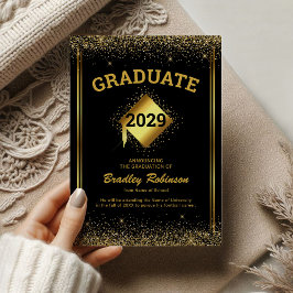 Convite de Formatura Elegante Ouro Preto