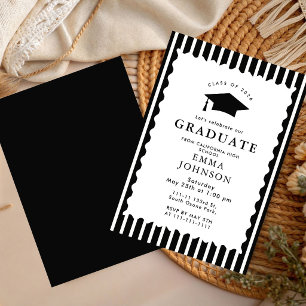 Convite de Formatura Elegante Vintage