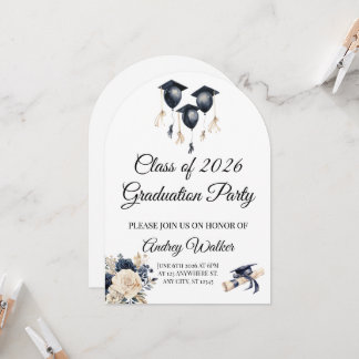 Convite de Formatura em Aquarela Turma de 2026