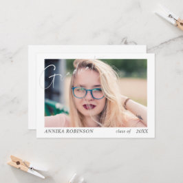 Convite de formatura em Modern Script