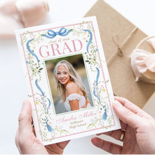 Convite de Formatura Fancy Florals