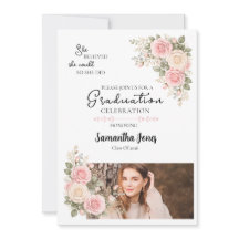Convite de Formatura Floral