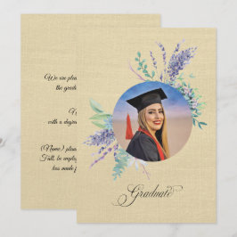 Convite de Formatura Floral Boho