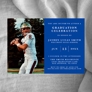 CONVITE DE FORMATURA FORMAL CLÁSSICO SIMPLES COM F