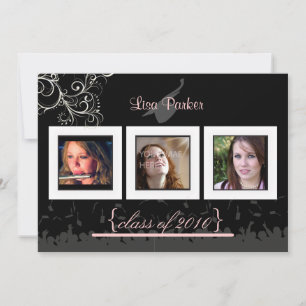 Convite de Formatura / Fotos com Capa + Toga + Esf