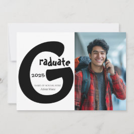 Convite de formatura simples e elegante