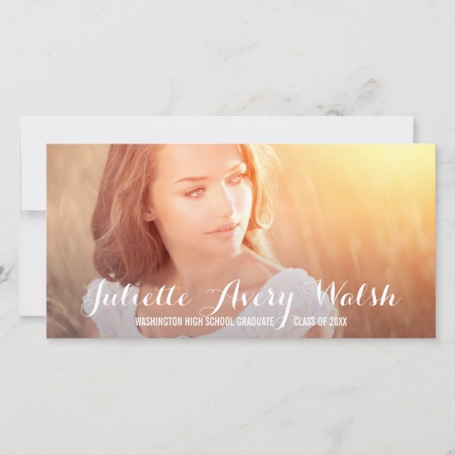 Convite de Formatura Sweet Simplicity (Frente)