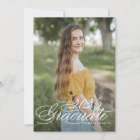 Convite de Formatura Turma de 2026 Escrito Elegant