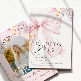 Convite de Formatura Wildflower & Bow