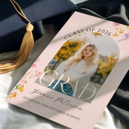 Convite de Formatura Wildflower & Bow