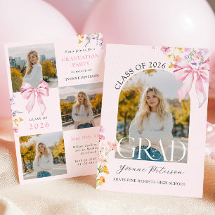 Convite de Formatura Wildflower & Bows