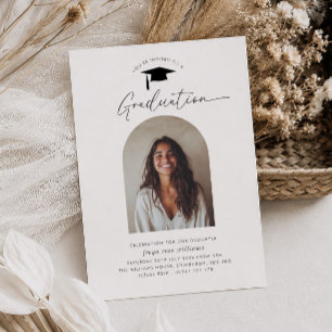 Convite de Foto Arqueada para Festa de Formatura