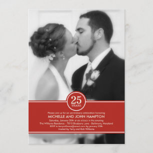 Convite de Foto de Aniversário de Banda Elegante