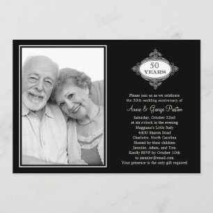 Convite de Foto de Aniversário de Foca Chique