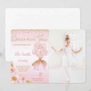 Convite de Foto de Bailarina