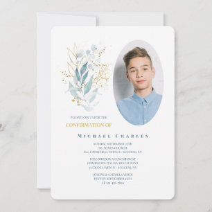 Convite de Foto de Buquê de Ervas