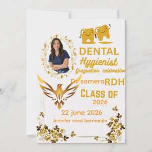 Convite de Foto de Celebração de Formatura de Higi