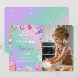 Convite de Foto de Confeitaria