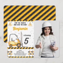 Convite de Foto de Construção