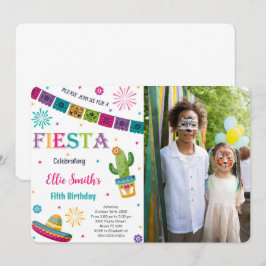 Convite de Foto de Festa Editável