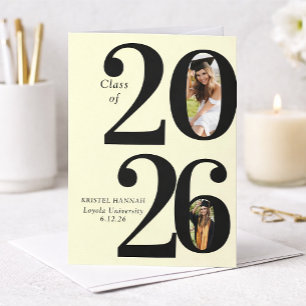 Convite de Foto de Formatura Moderna