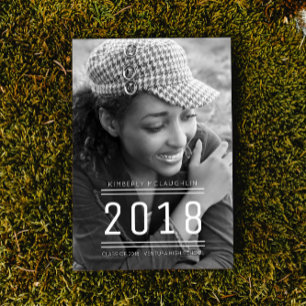 Convite de Foto de Graduação de Pré-Disquete Cl