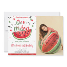 Convite de Foto de Melancia