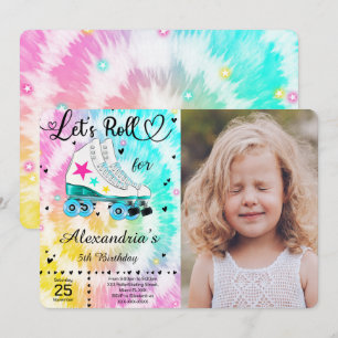 Convite de Foto de Patinação no Rolo