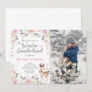 Convite de Foto do País das Maravilhas de Inverno 