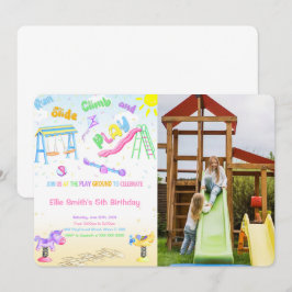 Convite de Foto do Playground