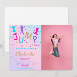 Convite de Foto Let's Jump