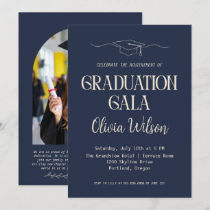 Convite de Foto para Gala de Formatura Moderna