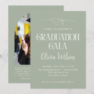 Convite de Foto para Gala de Formatura Moderna