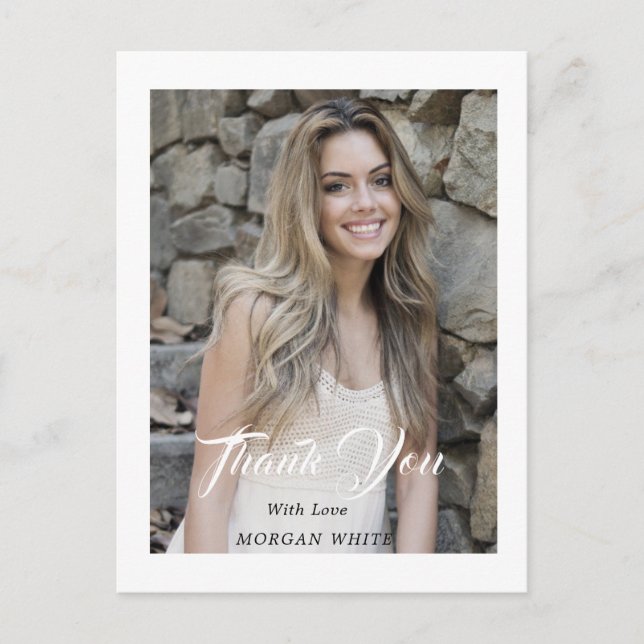 Convite de Foto para Graduação Virtual Moderna Sim (Frente)