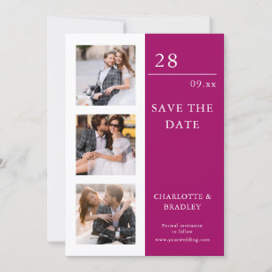 Convite de Foto para Salvar a Data de Casamento Mo
