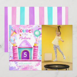 Convite de Foto Saltitante Editável