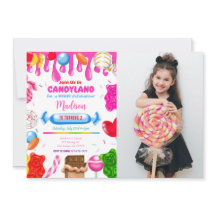 Convite de Foto Terra dos Doces
