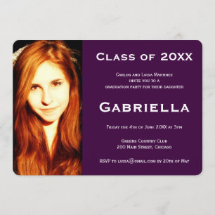 Convite de Fotografia Bilíngue para Graduação em D