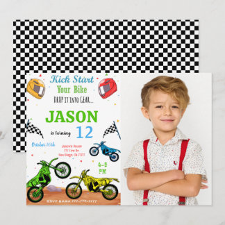 Convite de Fotografia de Bike