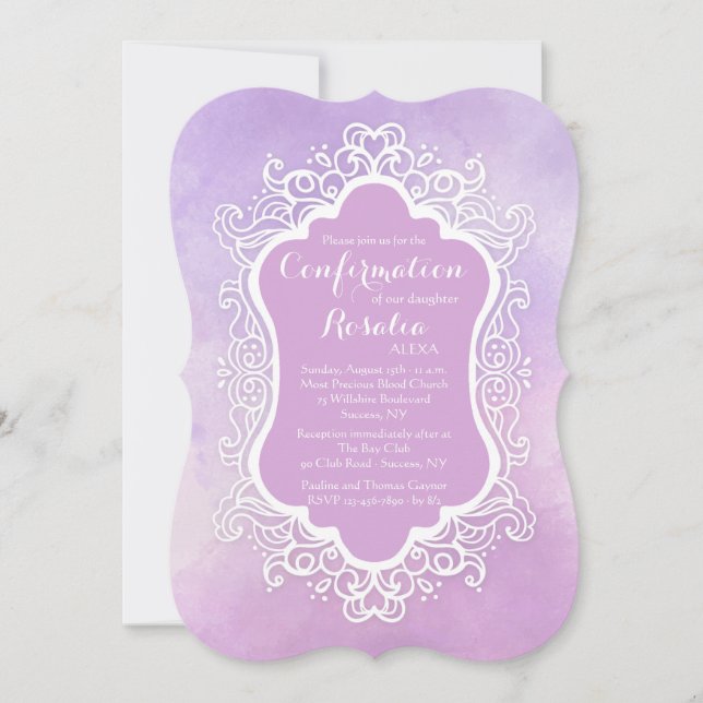 Convite de Fotografia de Frame Vintage (Frente)