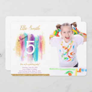 Convite de Fotografia de Pintura