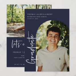 Convite de Fotografia de Quadro Arranjado para Gra