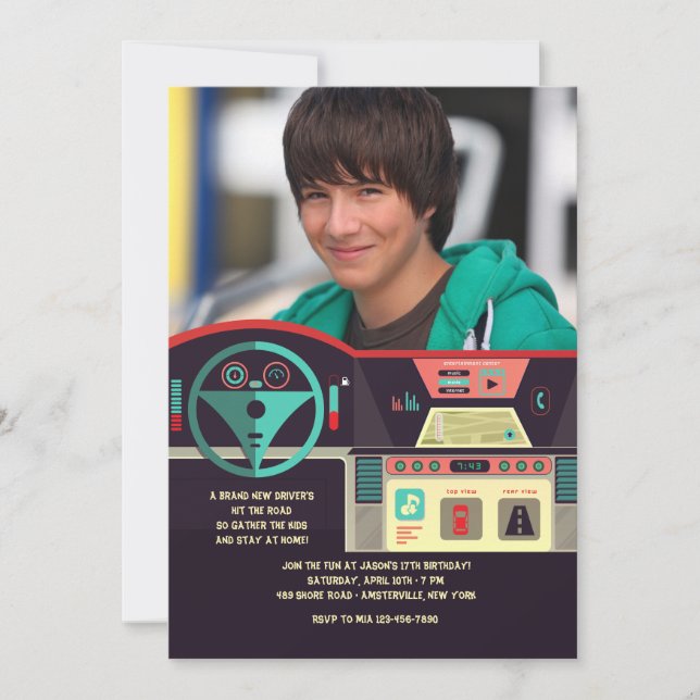 Convite de Fotografia do Dashboard (Frente)