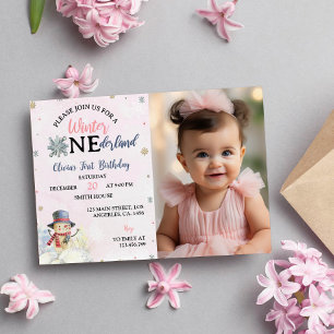 Convite de Fotografia OneDerland para Menina de Na