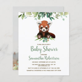 Convite de Fotografia para Bear Chá de fraldas Ver