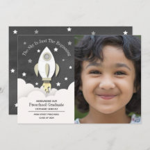 Convite de Fotografia para Graduação na Pré-Escola