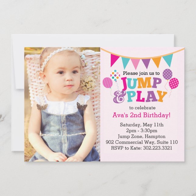 Convite de Fotografia para Saltos e Reprodução (Ro (Frente)