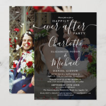 Convite de Fotos de Casamento Roteiro 2 Felizes pa